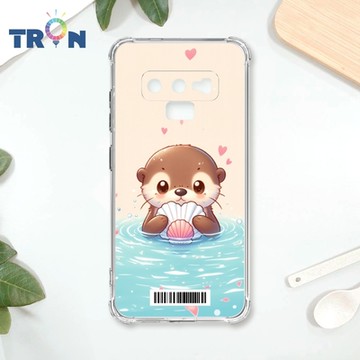 TRON 三星 NOTE 9 一隻可愛的水獺貝殼系列 四角防摔載具殼 軟殼 手機殼