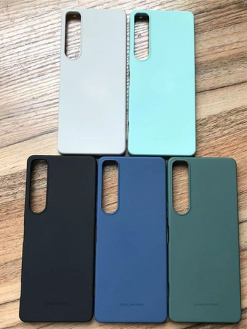 適用索尼1iv硅膠手機殼Xperia 1IV Mark 4超薄液態手感簡約保護殼