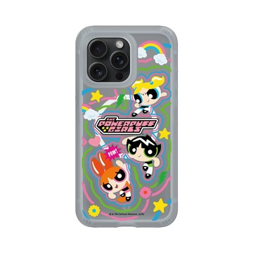 iPhone 15 Pro Max AirX 流變灰 - The Powerpuff Girls 飛天小女警 - 可愛小女警線條款