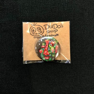 手繪插畫小胸章小徽章別針 | 貴婦