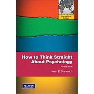 How to Think Straight About Psychology (Paperback)