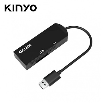 【KINYO】KCR-219 迷你雙槽讀卡機【三井3C】