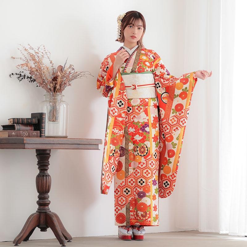 振袖 身長157-172cm 白 wh-037 振袖|白系 |7S556|対応身長:155-165cm|ｻｲｽﾞ:7号-13号｜全国宅配