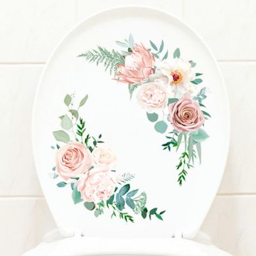 【MR.ZAKKA】創意萬用裝飾貼紙-植物主題 浪漫彩繪花卉 E款 居家布置 DIY可移式壁貼 無痕壁貼 牆貼