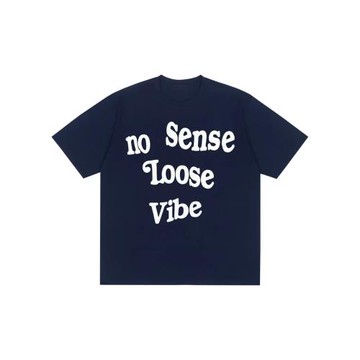 RECOLETA美式復古字母大標語涂鴉印花百搭寬松純棉短袖T恤oket