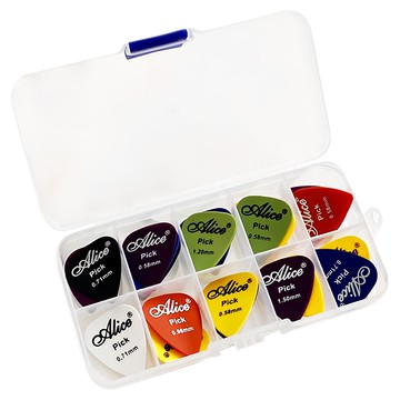 CT Company 吉他撥片套組 含收納盒  2.5 x 3 厘米  20個