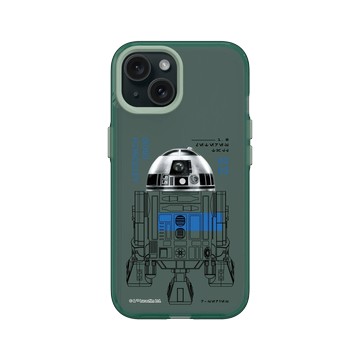 iPhone 15 Clear 憂墨綠 - 迪士尼-星際大戰 Star Wars - 星際大戰 – R2-D2 結構圖