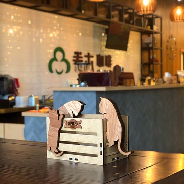 【手作DIY】貓咪造型 杯緣子 質感 木箱 收納箱 置物盒情人節