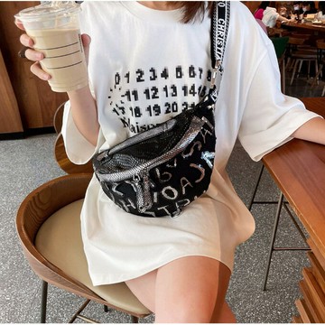 胸包 單肩包 防水包 腰包 時尚包包2024新款百搭腰包女士斜挎包小眾餃子包胸包女休閑小包潮