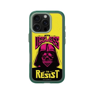 iPhone 16 Pro Clear 憂墨綠 - 迪士尼-星際大戰 Star Wars - 黑武士-Useless to Resist