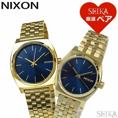 時計 ペアウォッチニクソン Nixon タイムテラーa045 1931 A1130 1931ブルー ゴールド メンズ レディース 腕時計 Seika厳選ペア 新生活 通販 Lineポイント最大0 5 Get Lineショッピング