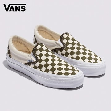 Premium LX Classic Slip-On 98 墨綠色棋盤格滑板鞋