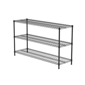 特力屋 烤漆三層架寬 152*深46*高90公分(黑)