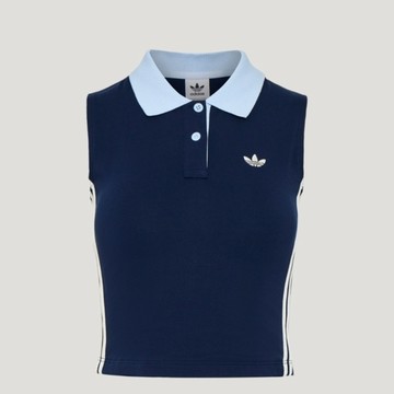 Adidas 愛迪達 Polo Tank KY5693 女 POLO背心 運動背心 深藍 亞版 領口設計