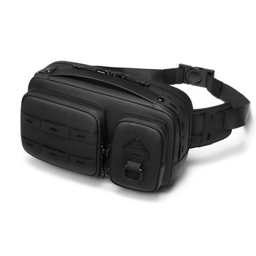 胸包 單肩包 防水包 腰包 新款斜挎包男士潮流單肩包男男款戰術腰包防潑水男式胸包