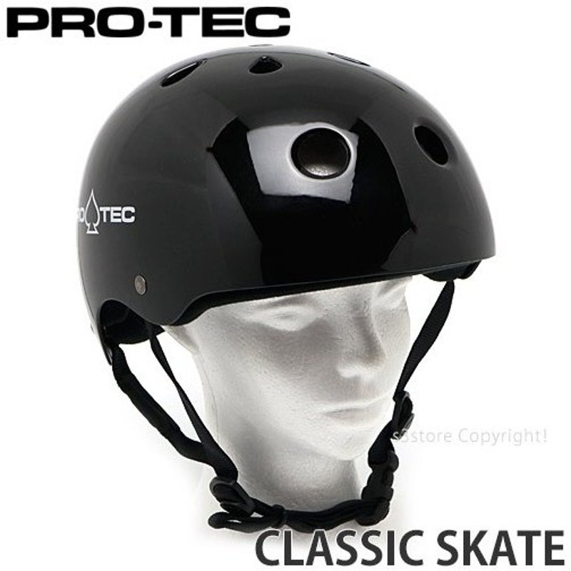 スケボー ヘルメット PROTEC 子供用 SKATE スケートボード グロスホワイト 女性用 CLASSIC 大人用 HELMET インライン