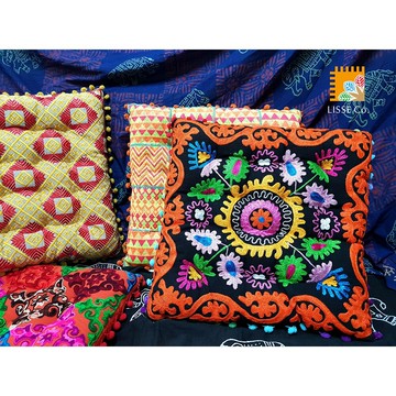 [綺異館] 印度坐墊 手工精製 『中型』 打坐 冥想 休憩 札實 耐用不易變型  1A016