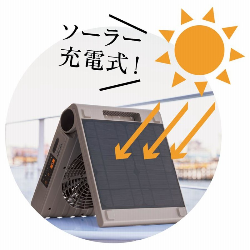 キッチン 家電 電化製品 扇風機 サーキュレーター ソーラー充電式 ...