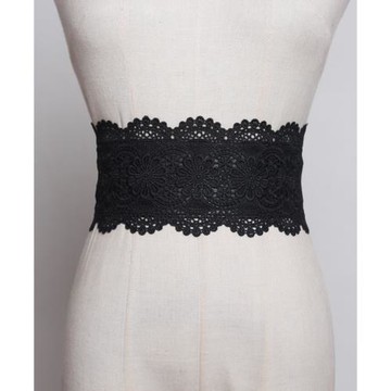 蕾絲腰封外搭女士束腰帶寬裝飾配連衣裙子襯衫毛衣時尚復古綁帶潮