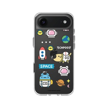 iPhone Air Clear Case（相機按鈕） 透明 - 貓貓蟲咖波 Bugcat Capoo - 咖波宇宙開箱圖
