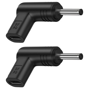 UniSync Type-C母轉DC公PD誘騙轉接頭 5.5*2.1mm 9V  單一商品  2個