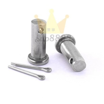 GB882平頭帶孔圓柱銷 M6/M8/M10 SUS304不鏽鋼銷軸固定位插銷釘軸銷子/台灣出貨✈✈