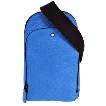 MONTBLANC_萬寶龍 系列單肩包  亮藍色