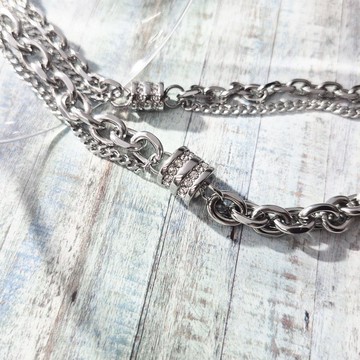 【比法一生】白鋼手鍊 - 心環  情侶對手鍊  客製化雷射刻字