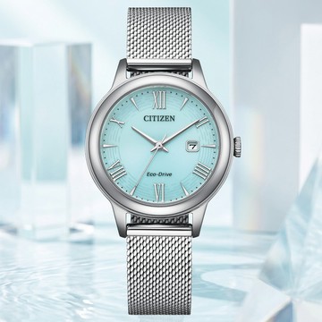 CITIZEN星辰 LADYS系列 光動能 時尚優雅腕錶 31.5mm / EW2621-75M