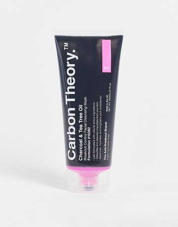 Carbon Theory's Charcoal & Tea Tree Oil Breakout Control Facial Cleansing Wash 200ml-No colour