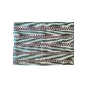 【WUZ屋子】日本 amabro MIXED WEAVING 玄關地墊-綠