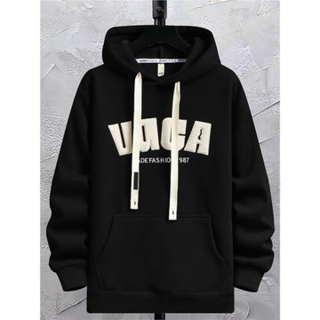 印花連帽衛衣男秋冬季新款潮流寬松休閑運動帽衫潮牌痞帥T恤外套