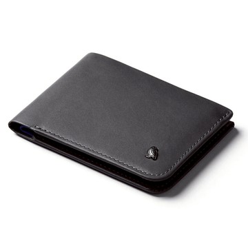 Bellroy | Hide & Seek 真皮短夾 LO/碳灰 RFID【適用於低於74mm的鈔票】