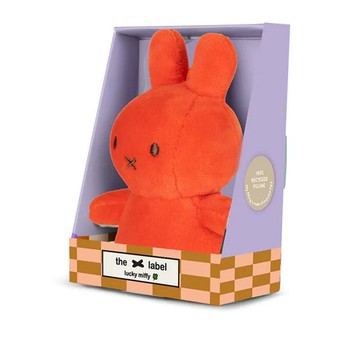 BON TON TOYS｜Miffy米菲兔幸運盒裝填充玩偶-珊瑚橘10cm