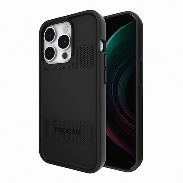 美國Pelican iPhone 15系列 防摔抗菌保護殼 保護者- 黑 MagSafe