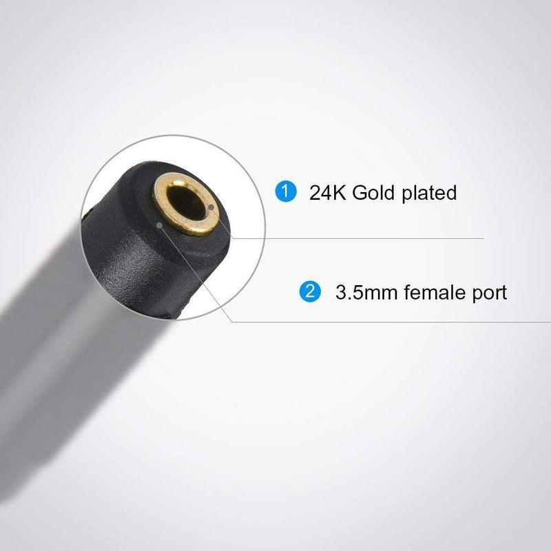 3.5mm変換, CableCreation 入り3.5mm ステレオジャック to 3.5mm メス