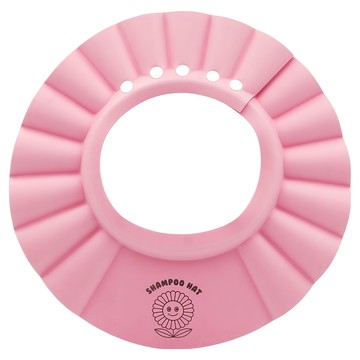 waido 兒童洗髮帽 環保EVA 頭圍約44~52公分  粉色  1個