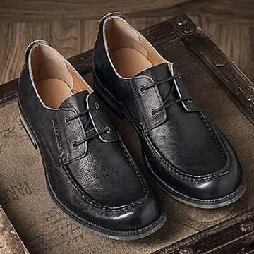 短靴真皮繫帶靴子-商務正裝時尚品味男靴73kk103【獨家進口】【米蘭精品】