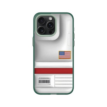 iPhone 15 Pro Max Clear 憂墨綠 - NASA - NASA Space Food Bag - US Flag