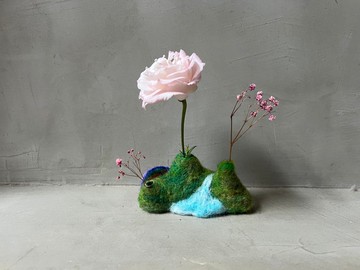 彩虹山的小小花器