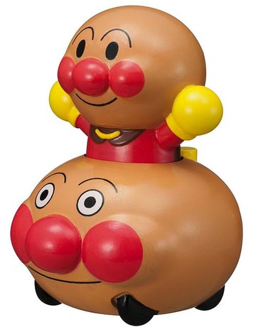 大賀屋 麵包超人 滾筒 印章 玩具車 兒童 麵包車 幼兒玩具 Anpanman 日貨 玩具 正版授權 T00110268
