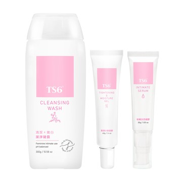 ts6 潔淨凝露300g+緊彈水嫩凝膠40g+粉嫩淡色凝膠30g