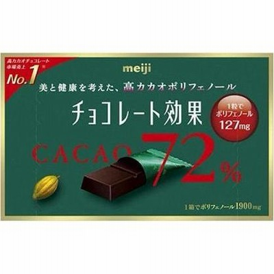 明治チョコレート効果カカオ72％75ｇ×５箱入こちらの商品は夏季期間中クール便でのお届けとなり別途300円かかります。