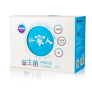 【YM BIOMED 陽明生醫】一家人益生菌(60包/盒)x2盒
