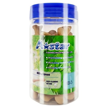 A star 雙頭勺子潔牙骨 好嚼Q彈 幫助潔牙  香濃牛奶  500g  1罐