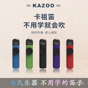 台灣熱賣簡單好玩全民流行樂器卡祖笛專業級演奏老少易學樂器吉他伴奏神器0601 R3J3