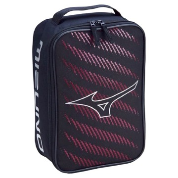 Mizuno 美津濃 鞋袋 33TMC00305  21.5 x 11.5 x 32cm  黑色 + 紅色  1個