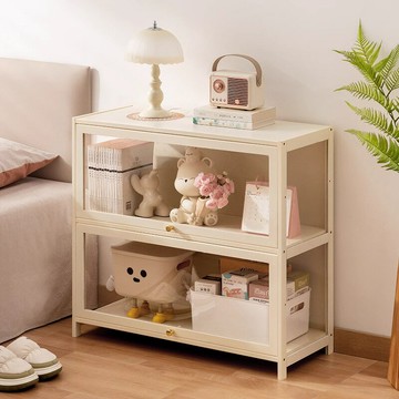 ??快速出貨?? 附發票 臥室床頭柜輕奢高級感小型家用超窄床邊柜床頭收納柜邊幾柜家用