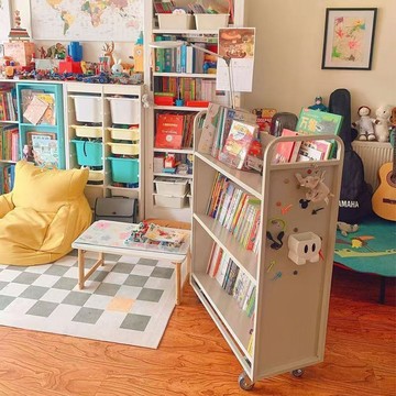 現貨速發！免運 書架 書車 小推車 書梯 圖書館書車書梯檔案室書籍館文件整理小推車靜音三步書梯移動帶輪 八折下殺 特價出 可開發票