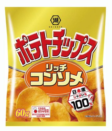 湖池屋 薯片豐富清湯60克